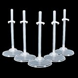 E-TING 5pcs Clothing Stand White Doll Stand Model Support Frame Prop Up for Girl Dolls and Action Figures