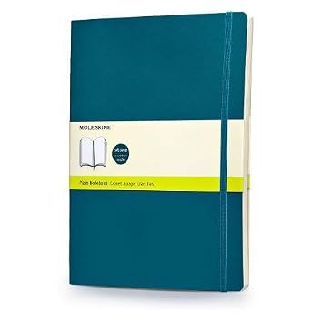 Moleskine Soft Extra Large Underwater Blue Ruled Notebook