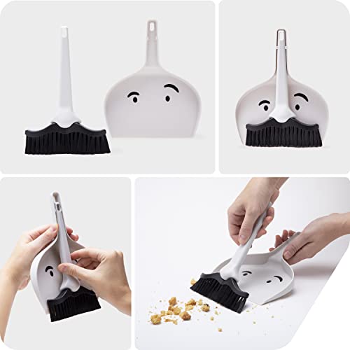 thumbnail interactive-video image 1 of Pcs - Mini Dustpan And Brush Set Cleaning Tool, Broom And Dustpan The 1 of 11