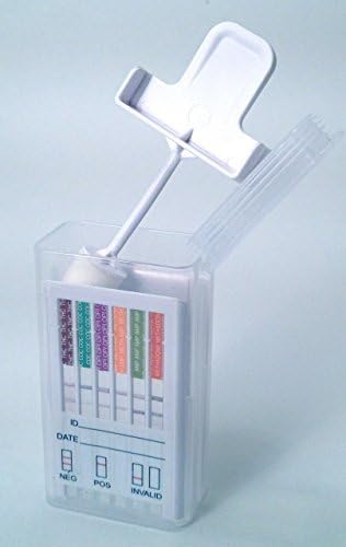 SalivaConfirm Premium 12 Panel Instant Oral Cube Swab Saliva Drug Test Kit (11 Drugs + Alcohol)(Multiple Quantities)