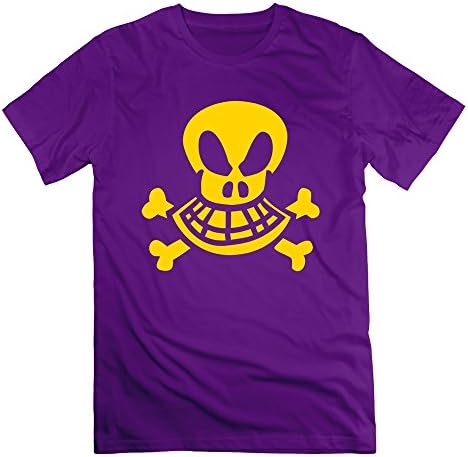 Men's Best Skull Ever Short-Sleeve T-shirt Purple S