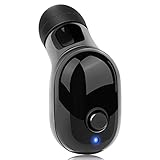 Wireless Bluetooth Earbud Single Headphone Waterproof Comfortable Stereo Earphone（6 hours 100ft）Built-in Mic Water-Resistant for iPhone 8 X Samsung Note 8 Mate 10 and Most Phones PC(Black)（One Piece）