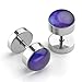 PiercingJ 2-12pcs 16G Solar System Galaxy Universe Stainless Steel Stud Barbell Earrings Illusion Ear Plug 0G Gauge Look