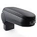 Jackey Awesome Comfortable Black Leatherette Driver's Side Front Center Console Armrest Box with Storage Compartment for 1999-2004 VW Golf/Jetta/Bora MK4 GTI R32 (Armrest)