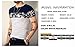 LOGEEYAR Men's Casual Slim Fit Short Sleeve Color Block Printing Henley T-Shirts A-White