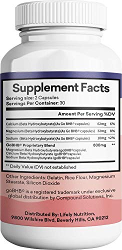 Lifely Nutrition Advanced BHB Keto Diet Pills Supplement for Ultra Fast Weight Loss and Burn