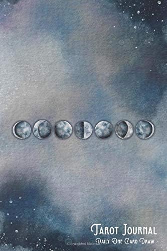 Tarot Journal Daily One Card Draw: Tarot Diary Recording & Interpreting Readings - 200 Page Fill In - Compact Travel Size - Moon Phases Notebook - ... Journal (Tarot Journal : One Card Draw) Paperback – 18 April 2019
