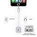 B 2 in 1 Lightning to 3.5mm Headphone Jack Adapter Charging Cable for iPhone 7 / 7 Plus