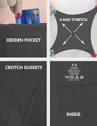 BUBBLELIME 4 Styles 22"/26"/28" Inseam Yoga Pants