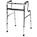 Carex Health Brands Sturdy Uplift Adjustable Adult Medical Walkers, Folds for Easy Storage & Transport, Guaranteed Longevity, Superior Support for Seniors Steel, 6 lb