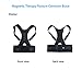 Magnetic Therapy Posture Support Back Brace -FDA Approved Medical Grade Adjustable Posture Corrector Brace Shoulder Back Support Belt- Relieves Neck, Back and Spine Pain (L)
