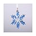 XIANGBAN Ice Smurfs Crystal Snowflake Ornaments Home Decor Winter Decoration (2019-Blue)