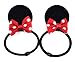 Products4ushop MeeTHan Red Dot Polka Black Elastic Headband Hair Band Mouse Ears Yoga Costume Accessory: M2 (MC Band)