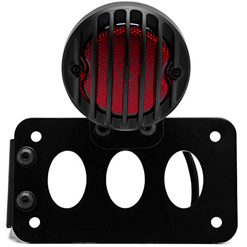 image for Krator NEW Black Axle Mount Taillight Horizontal Vertical For Honda VT