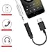 USB C to 3.5mm Headphone Jack Cable Adapter, AKwor Type C 3.1 Male Port to 3.5 mm Female Stereo Audio Headphone Aux Connector for Motorola Moto Z, LeEco Le S3/2 Pro and More (Black)