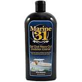 Marine 31 Heavy-Cut Gel Coat Oxidation Cleaner | Removes Oxidation & Restores Shine for Gel Coat Surfaces | Restores Luster & Smooth Finish | M31-210 | 16oz