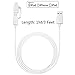 iTECHOR 2IN1 Lightning Micro USB Cable Charging Cord for iPhone 5S,iPad,iPod and Android-White