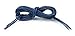 OrthoStep Waxed Very Thin Dress Round Classic Blue 30 inch Shoelaces 2 Pair Pack