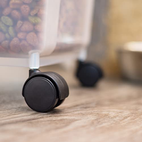 IRIS USA 50 Lbs / 65 Qt WeatherPro Airtight Pet Food Storage Container