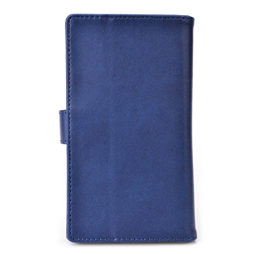 Midnight Blue Posh Kick X511, Titan Pro/Max HD E550 5.5", Ultra 5.0 LTE, Revel Pro X510, Orion Pro X500 Phone Case | Universal Smartphone Cover With Stand - Thumbnail 5