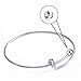 Yumei Jewelry Adjustable Wire Blank Bangle Bracelet for Womens DIY Jewelry Making,2.4 Inch,Pack of 15