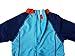 BONVERANO Kids UPF 50+ Sun Protection One Piece 3/4 Sleeves Zip Sunsuit with Sun Cap (12-18 Months, Fish)