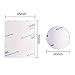 Pangda 60 Pieces Double Sided Adhesive Foam Pad Double Adhesive Tape, Rectangle and Round, White and Black