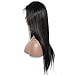 Eayon Human Hair Lace Front Wigs Pre Plucked with Baby Hair, 18inch Straight Bleached Knots Human Hair Wigs for Black Women 150% Density