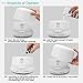 300ml capacity essential oil diffuser, 5-in-1 ultrasonic Quiet aromatherapy vapor humidifier, with timer and automatic shutdown safety switch, 7 kinds of LED lights color (S)thumb 3
