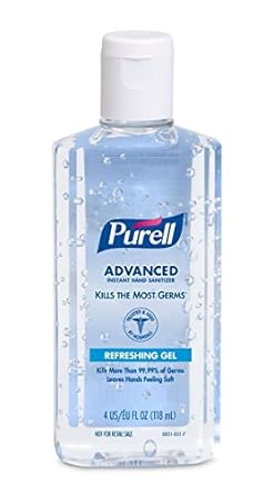 Amazon.com: Purell Advanced Formula Hand Sanitizer Gel, 4