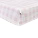 Burt's Bees Baby - Buffalo Check Fitted Crib Sheet, 100% Organic Crib Sheet for Standard Crib and Toddler Mattresses (Blossom)