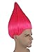 Colorful Pointy Troll Cosplay Costume Wig Collection, Multiple Color Options, Unisex, Adult & Kids Sizes