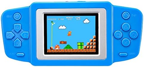 ZHISHAN Kids Retro Handheld Game Console Portable Game Player Built in 269 Classic Old Style Video Games with 2.5" LCD Screen Boy Arcade Gaming System Unique Gift for Children (Blue)
