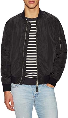 Ron Tomson Mens Zip Front Varsity Jacket, XXL