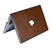 TJFEC PU Leather Coated Hard Case for MacBook Pro 13 inch with Retina Display Model A1425 and A1502 - Brown
