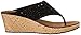 Skechers Cali Women's Beverlee - Dazzled Wedge Sandal, Black Dazzle, 7 M US