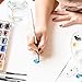 Nicpro 4 PCS Professional Watercolor Paint Brush Set, Artist Squirrel Paint Brushes Round for Painting Gouache Mop
