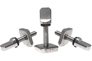 Surfboard Fins Thumb Screw and Plate for Longboard Center -