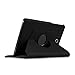 Fintie Samsung Galaxy Tab A 8.0 (2015) Rotating Case Cover - Premium Vegan Leather 360 Degree Swivel Stand with Auto Sleep/Wake Feature for Tab A 8.0 SM-T350 (NOT Fit 2017 Tab A 8.0), Black