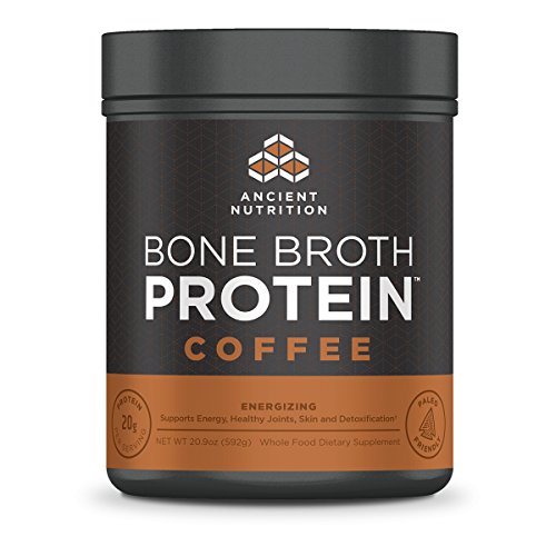 Ancient Nutrition Bone Broth Protein Powder, Coffee Flavor, 20 Servings Size