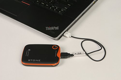 Grape Solar Stone 5,200mAh Rechargeable Lithium Portable Battery Pack for Cell Phones, Smartphones and Other Portable Electronics - Thumbnail 3