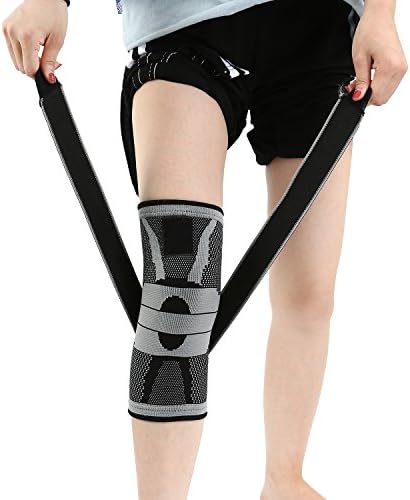 NONMON Knee Brace, Compression Knee Sleeve Support for Joint Pain and Arthritis Relief, Improved Circulation -Single