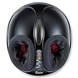 Sotion Foot Massager, Electric Shiatsu Foot Massager Machine with Heat, Adjustable Intensity, Air Pressure, Deep 3D Kneading Rolling Relieves for Plantar Fasciitis