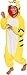 Silver Lilly Adult Pajamas - Plush One Piece Cosplay Tiger Animal Costume (XL)