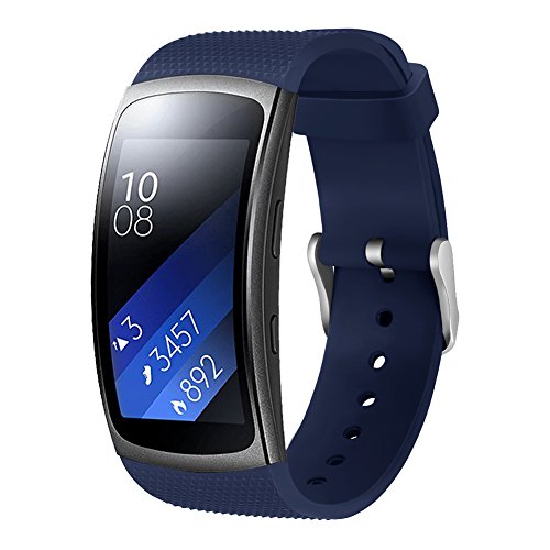 Xinliliang For Samsung Gear Fit2/Fit2 Pro Bands, Soft Silicone Sport Replacement Wristband Strap for Samsung Gear Fit2 SM-R360/Fit 2 Pro SM-R365 Smart Watch Women Men