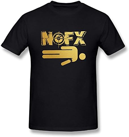 Danielle Men's NOFX Tees Black 4XL