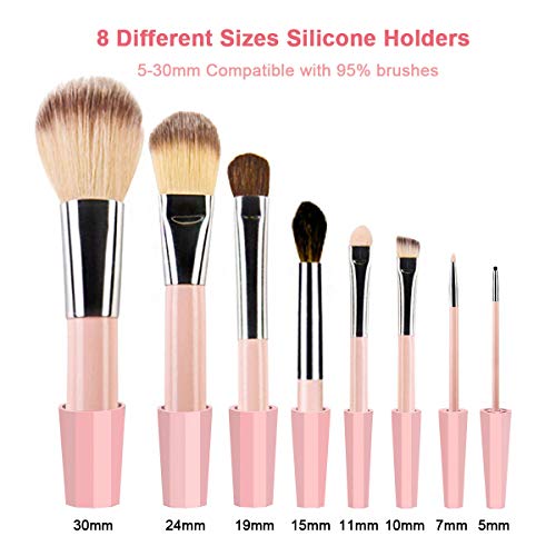 Makeup Brush Cleaner -[Upgrade Version] Three Level Intensity Adjustments Rantizon Automatic Cosmetic Brushes Cleaning Machine with 360 Degree Rotation, Professional Makeup Brush Cleaning Tool - Thumbnail 4