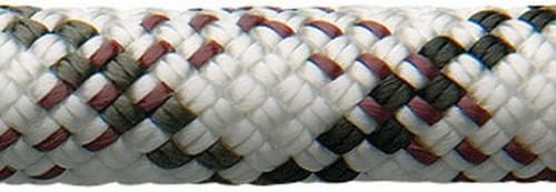New England Ropes Equinox 10.2mm Dynamic Climbing Rope - 60m Std-Dry - Black/White/Purple