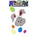 Gift Boutique 6 Pack Happy Easter Window Gel Clings Spring Bunny Rabbits Chicks Eggs and Flowers Party Decoration Accessories