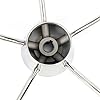 Amarine-made-5-spoke-13-12-Inch-Destroyer-Style-Stainless-Boat-Steering-Wheel-with-M-Size-Knob-9310SRF1